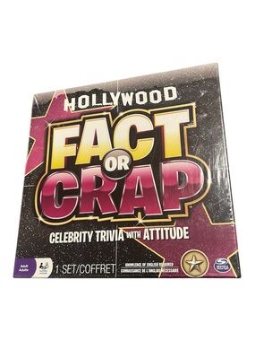 Fact Or Crap Hollywood Edition Trivia Board Game Factory Sealed New Spin Master